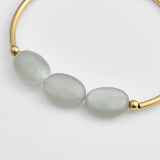 Gold Moonstone Bracelet