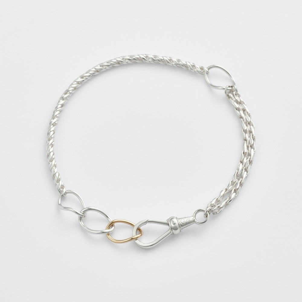 Silver/K10 Bracelet