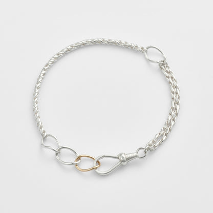 Silver/K10 Bracelet
