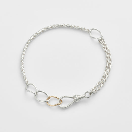Silver/K10 Bracelet