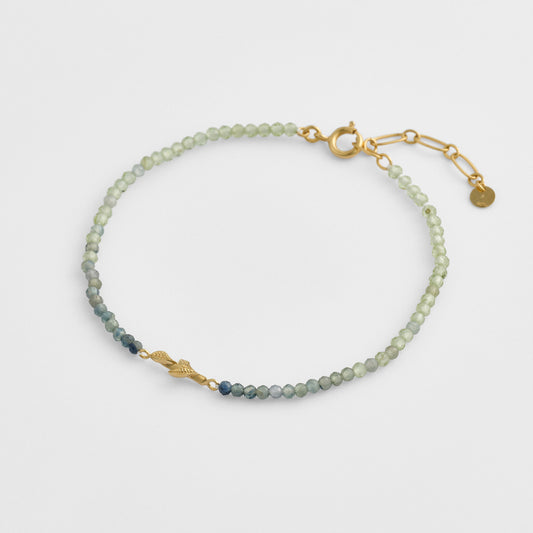 Gold Sapphire/Peridot Bracelet