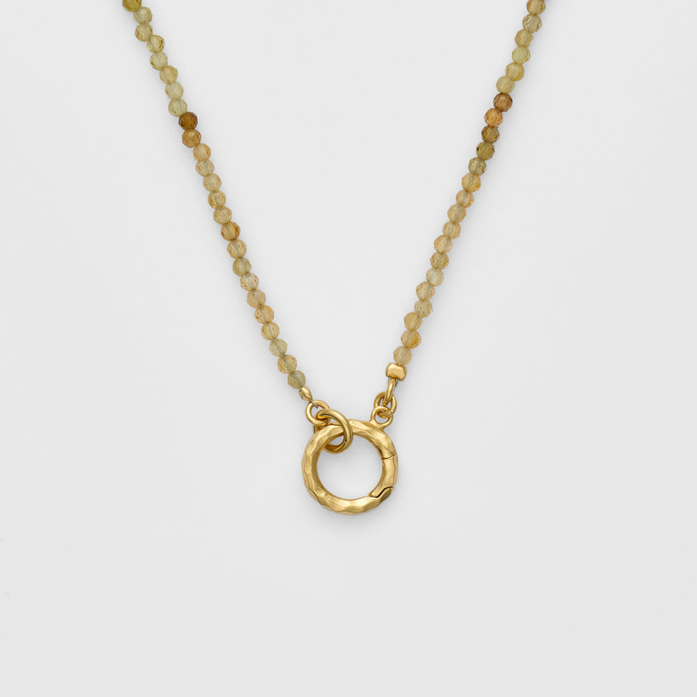 Gold Tourmaline Necklace