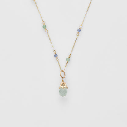 K5/K10 Multi-Stone Necklace(2way)