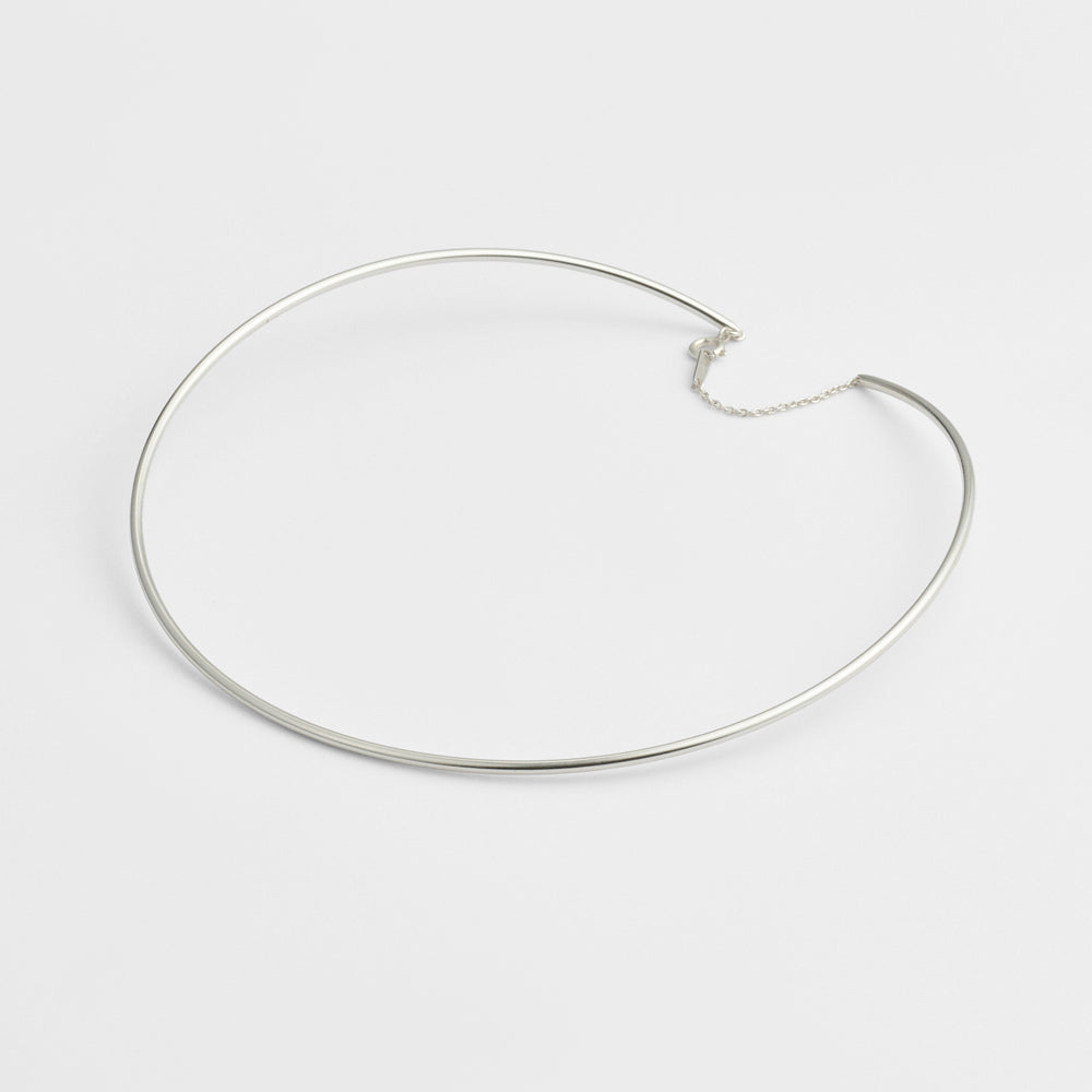 Silver Choker Necklace
