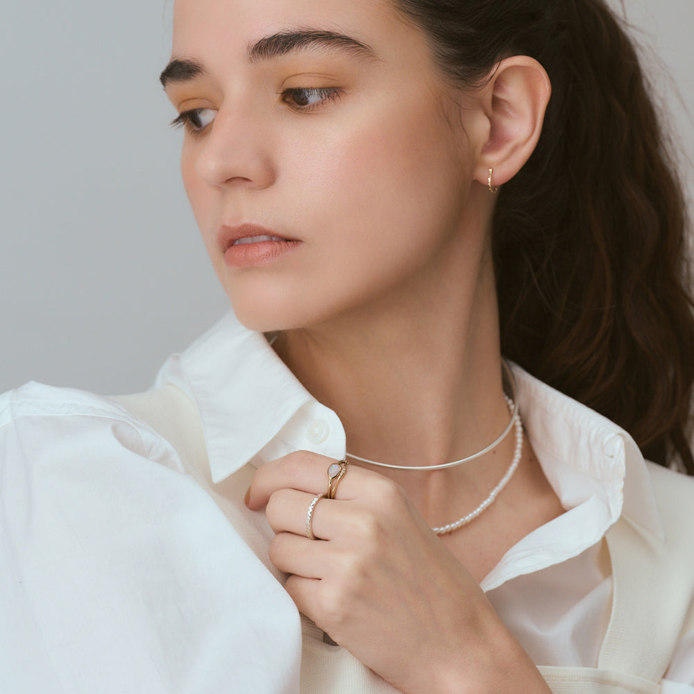Silver Choker Necklace