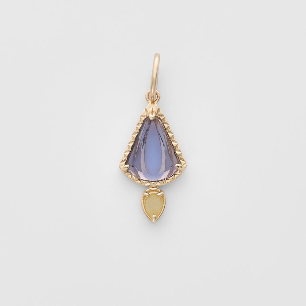 K5 Iolite/Sapphire Charm