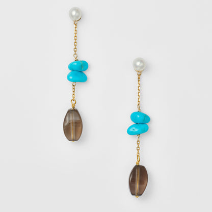 Gold Turquoise Charm