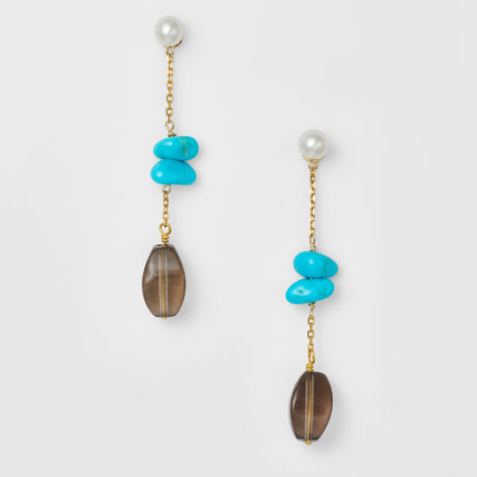 Gold Turquoise Charm