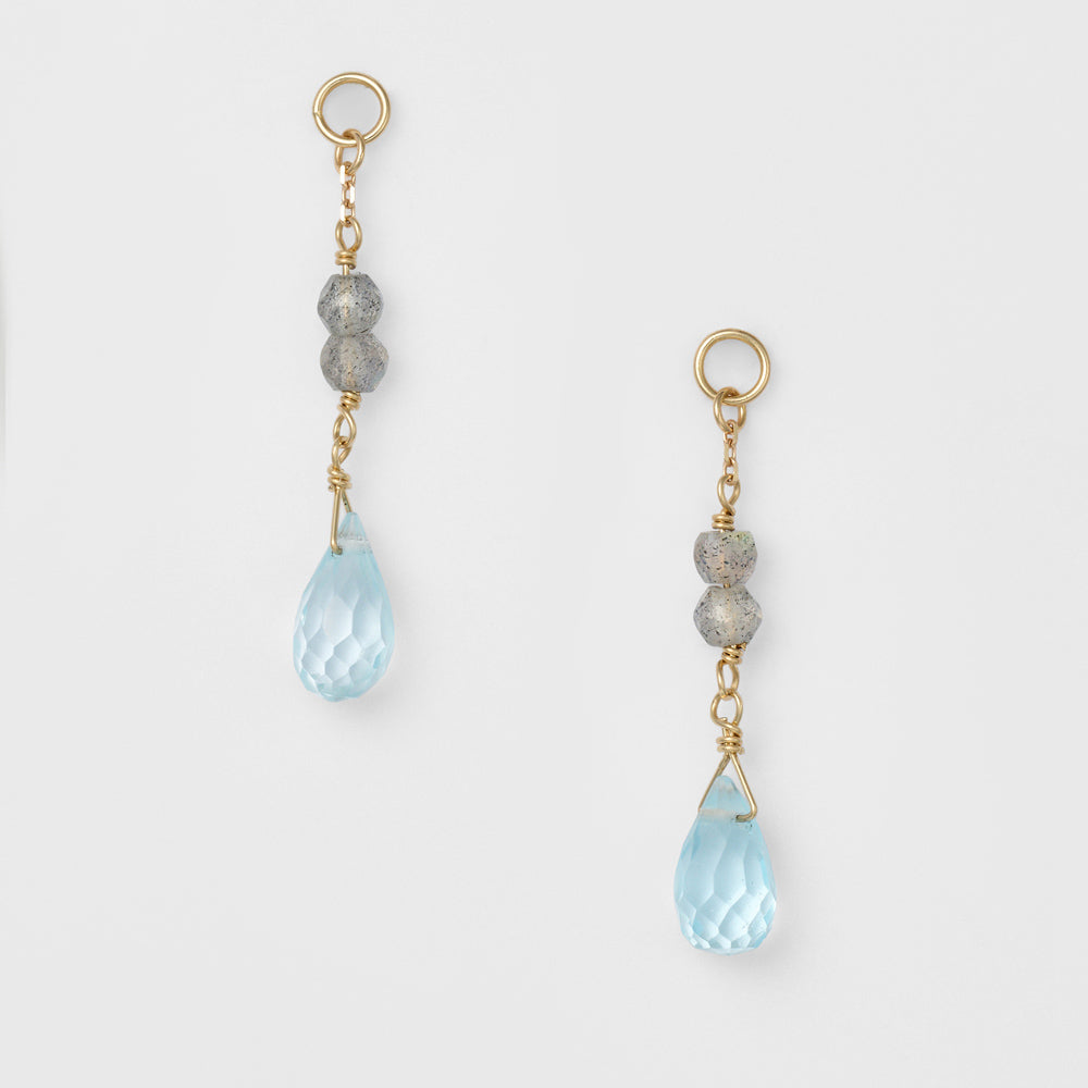 K10 Topaz Charm