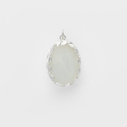 Silver Feldspar Charm