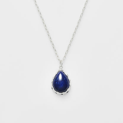 Silver Lapis Lazuli Charm