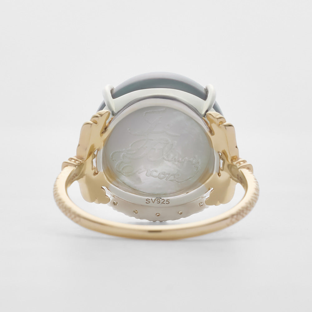 K10/Silver Pearl Ring ~agete 36th Anniversary~