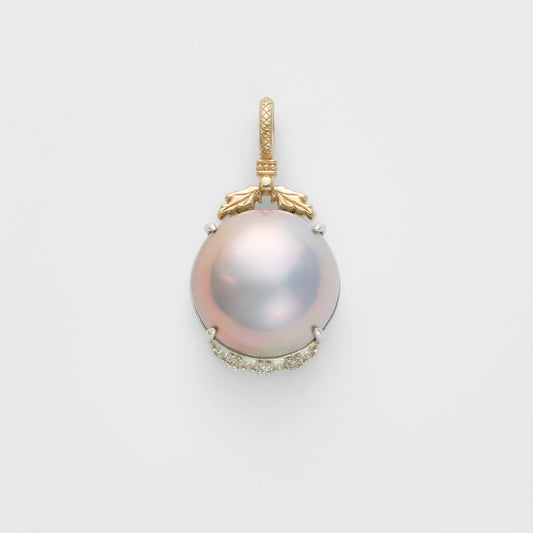K10/Silver Pearl Charm ~agete 36th Anniversary~