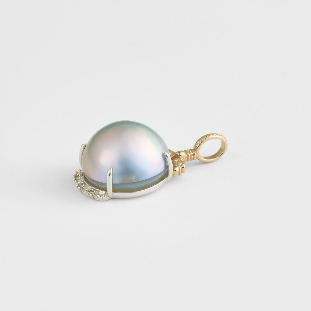K10/Silver Pearl Charm ~agete 36th Anniversary~