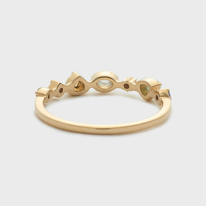 K10 Multi-Stone Ring