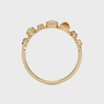 K10 Multi-Stone Ring