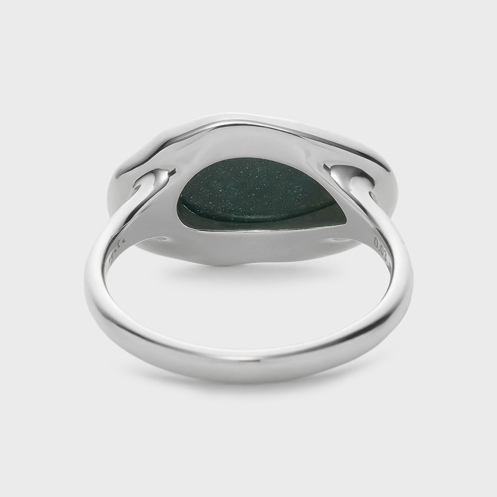 Silver Quartz Ring (0.03ct)