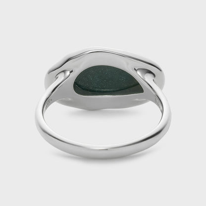 Silver Quartz Ring (0.03ct)