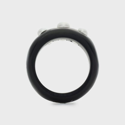 Horn/Pearl Ring