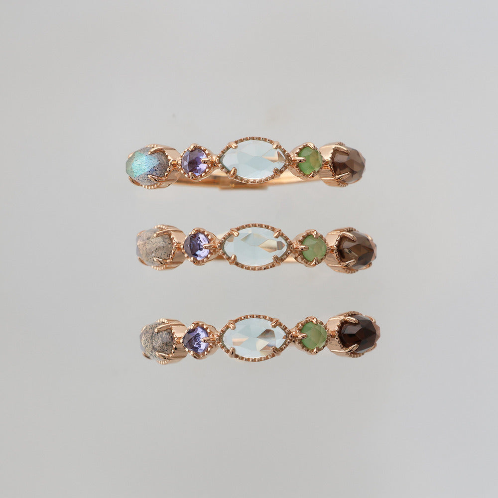 Multi-Stone Ring (Gold)