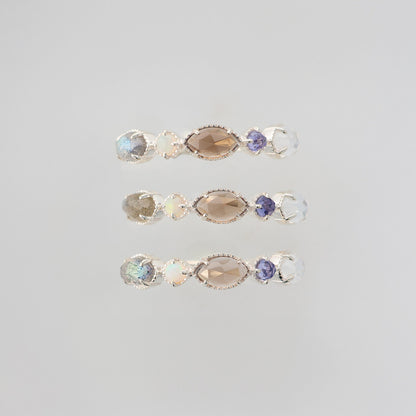 Multi-Stone Ring (Silver)