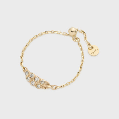 K10 Diamond Chain Ring (0.04ct)