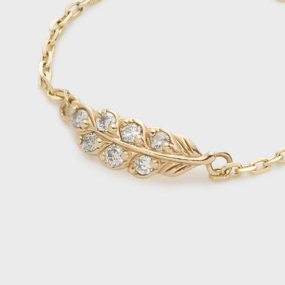 K10 Diamond Chain Ring (0.04ct)