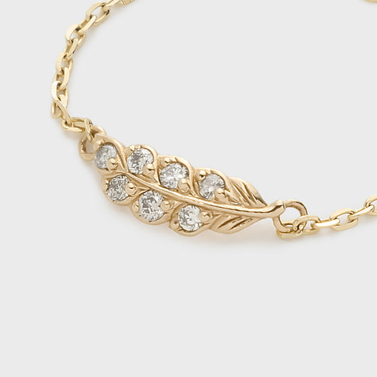 K10 Diamond Chain Ring (0.04ct)
