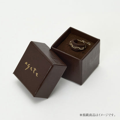 K10 Quartz/Shell Chain Ring