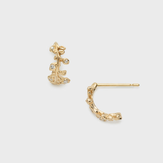 K10 Diamond Earrings (0.02ct)