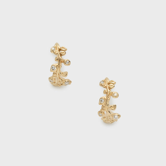 K10 Diamond Earrings (0.02ct)