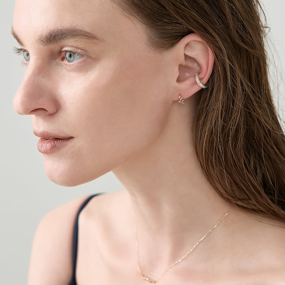 K10 Diamond Earrings (0.02ct)