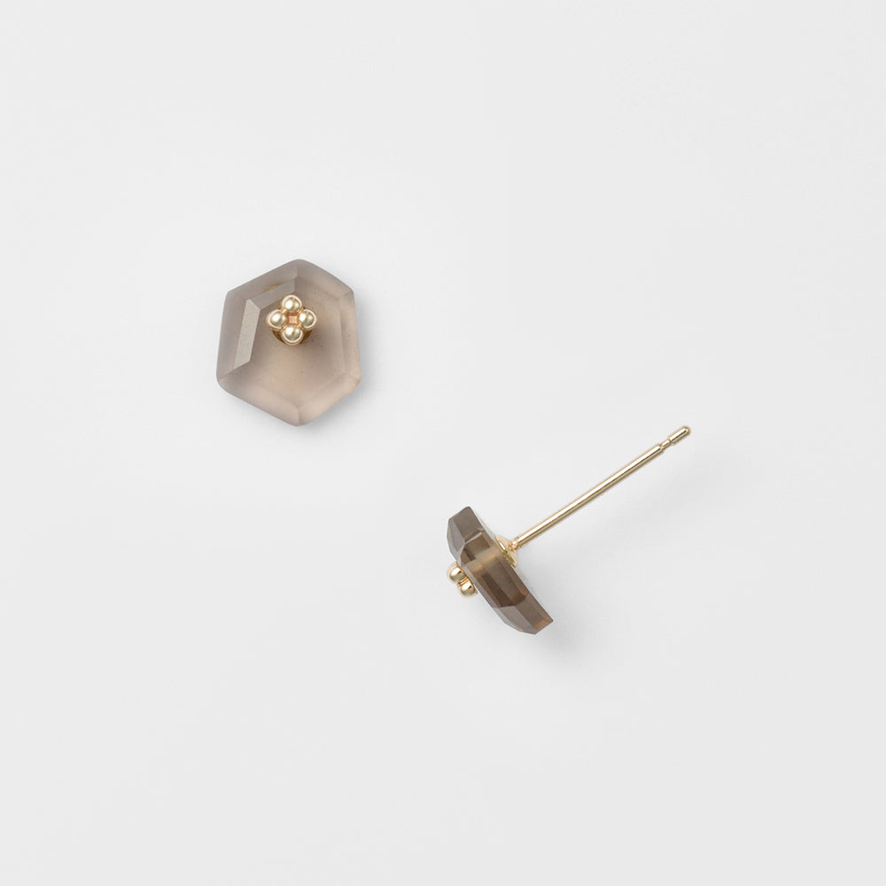 K10 Smoky Quartz Earrings