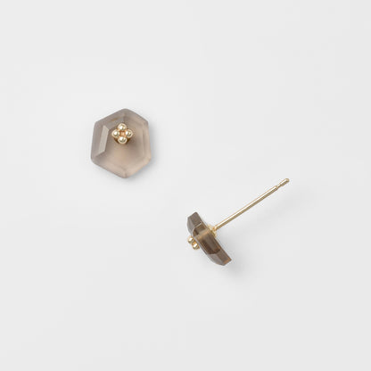 K10 Smoky Quartz Earrings