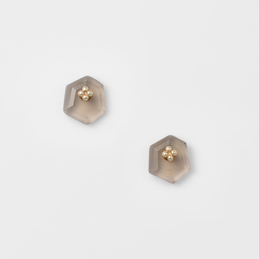 K10 Smoky Quartz Earrings
