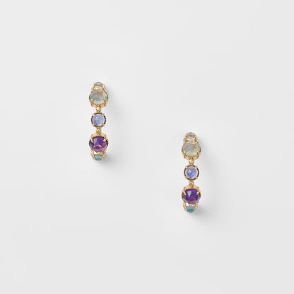 K10 Multi-Stone Earrings