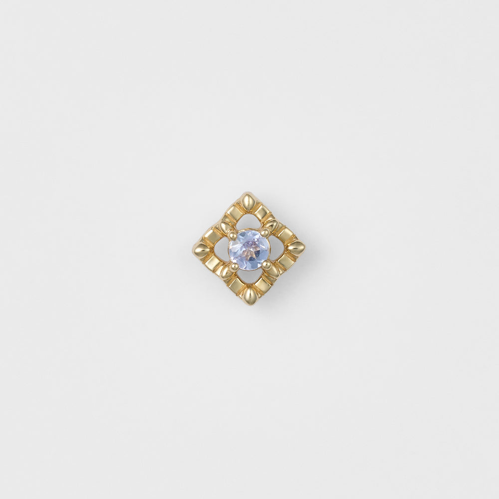 K10 Tanzanite Earring (Single)