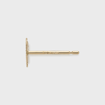 K10 Heart Motif Earring (Single)