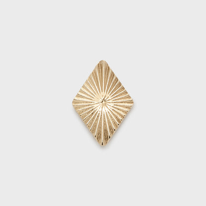 K10 Lozenge Motif Earring (Single)