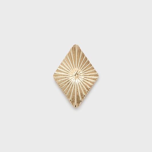 K10 Lozenge Motif Earring (Single)