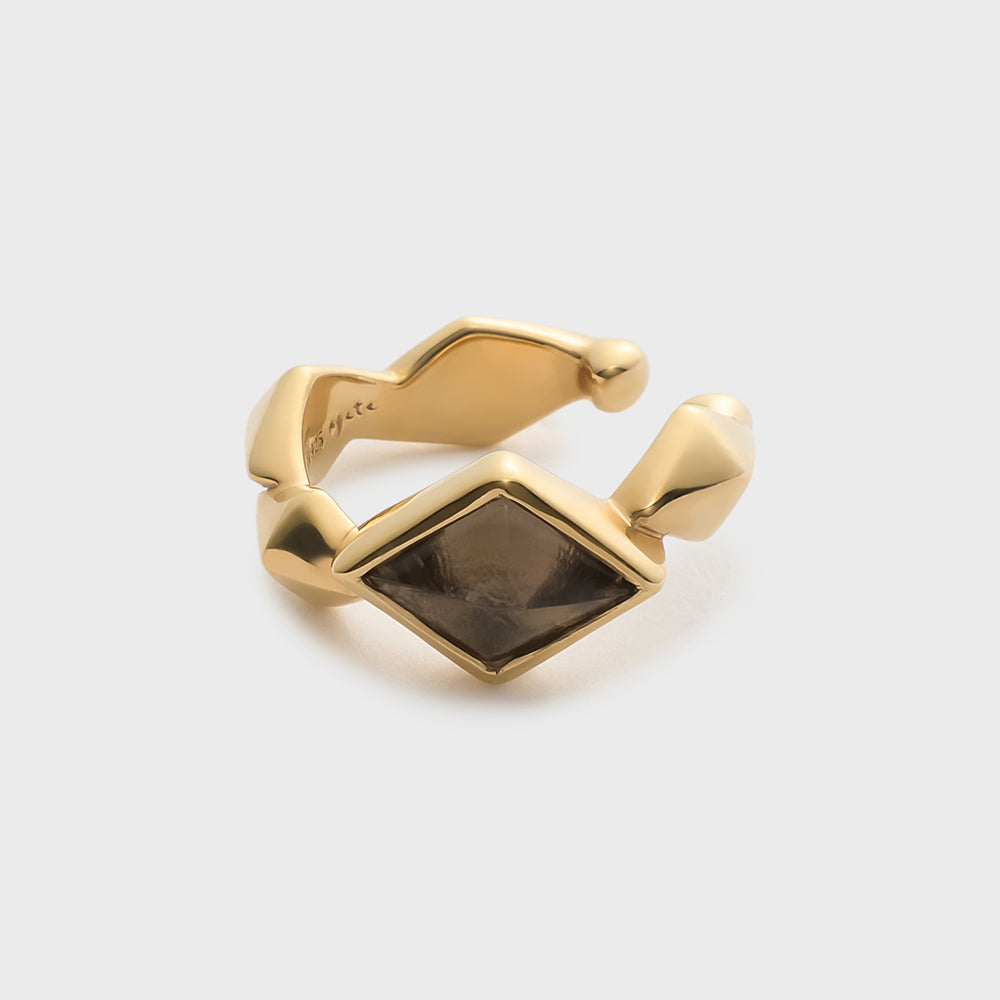 Gold Quartz Ear Cuff (Single)