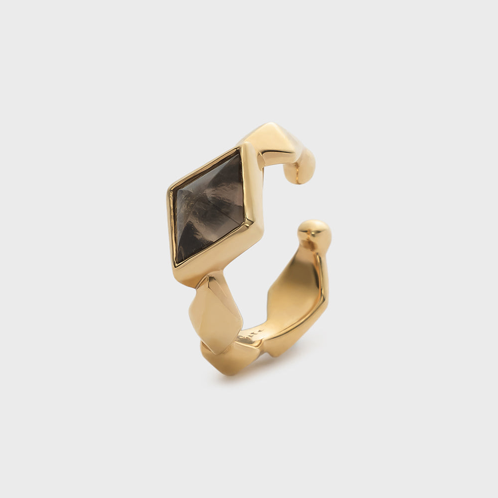 Gold Quartz Ear Cuff (Single)