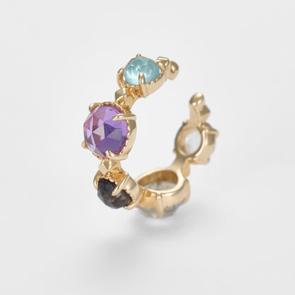 K10 Multi-Stone Ear Cuff