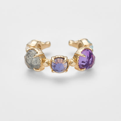 K10 Multi-Stone Ear Cuff