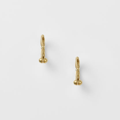 Gold Plated Huggie Clip-on Earrings
