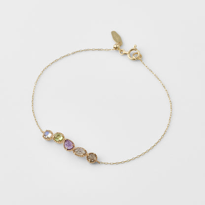 K5/K10 Multi-Stone Bracelet (Purple)