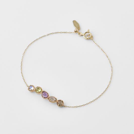 K5/K10 Multi-Stone Bracelet (Purple)