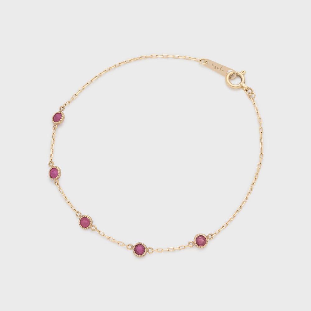 K10 Ruby Bracelet