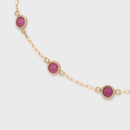 K10 Ruby Bracelet