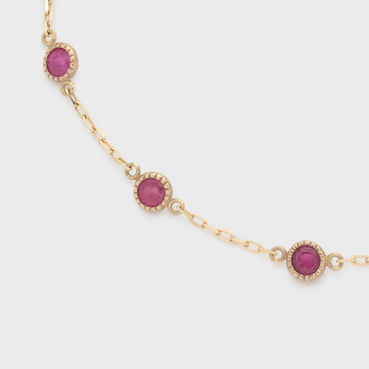K10 Ruby Bracelet